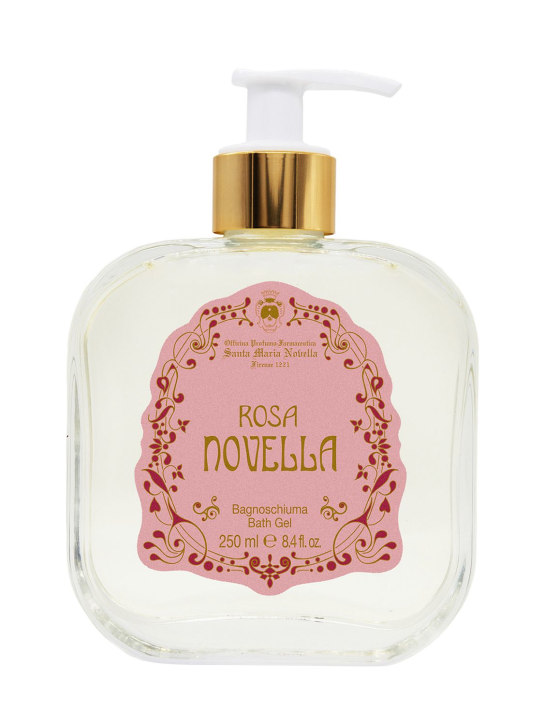 Santa Maria Novella: 250ml Rosa Novella bath gel - Transparent - beauty-men_0 | Luisa Via Roma