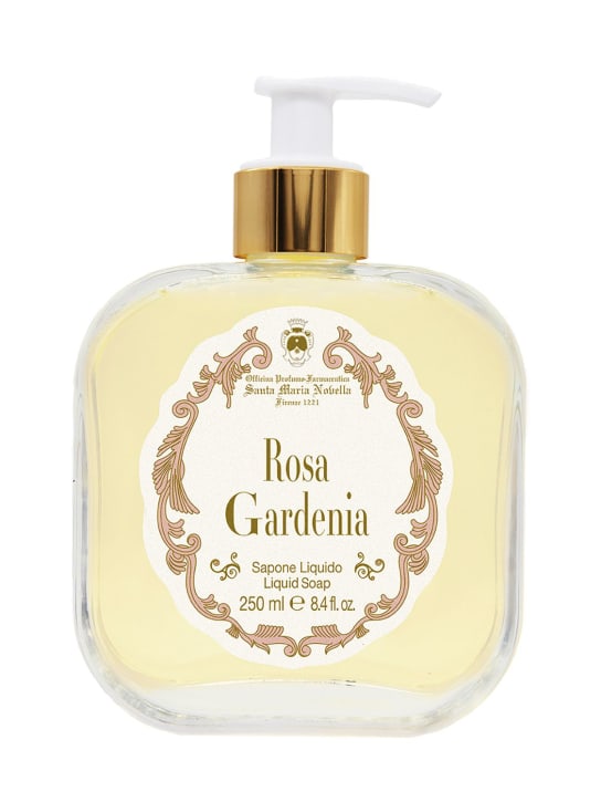 Santa Maria Novella: 250ml Rosa Gardenia liquid soap - Durchsichtig - beauty-men_0 | Luisa Via Roma