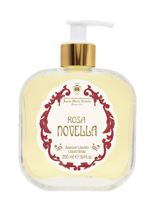 Santa Maria Novella: 250ml Rosa Novella liquid soap - Transparent - beauty-men_0 | Luisa Via Roma