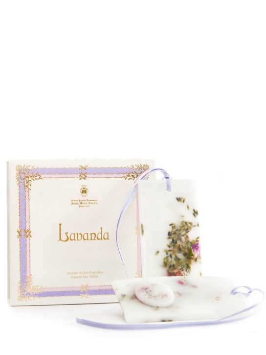 Santa Maria Novella: Lavender scented wax tablets - Transparent - beauty-men_0 | Luisa Via Roma