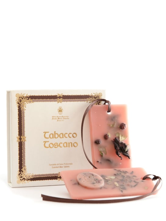 Santa Maria Novella: Tabacco Toscano scented wax tablets - Transparent - beauty-women_0 | Luisa Via Roma