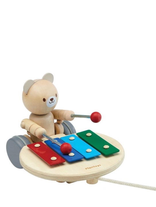 PlanToys: Musical Bear pull-along toy - Multicolore - kids-girls_0 | Luisa Via Roma