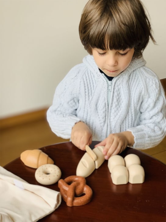 PlanToys: Toy Bread Set - Beige - kids-boys_1 | Luisa Via Roma