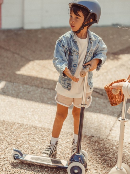 Banwood: Easy Ride scooter with basket - Navy - kids-boys_1 | Luisa Via Roma