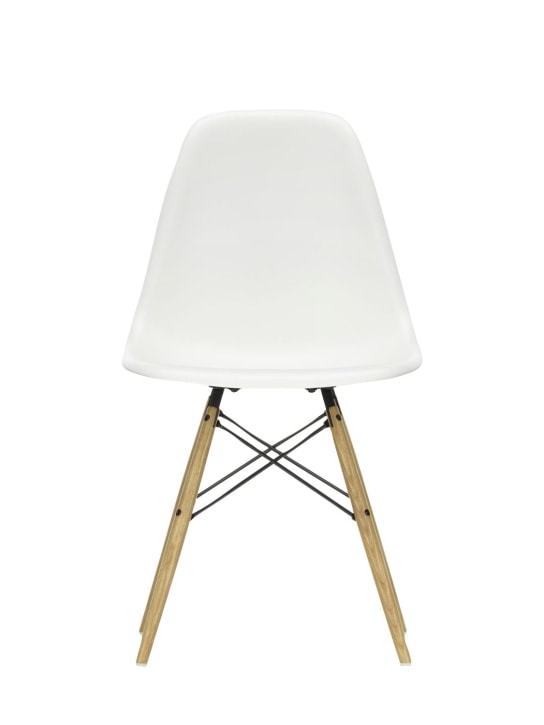 Vitra: Chaise latérale en plastique Eames - Blanc - ecraft_0 | Luisa Via Roma
