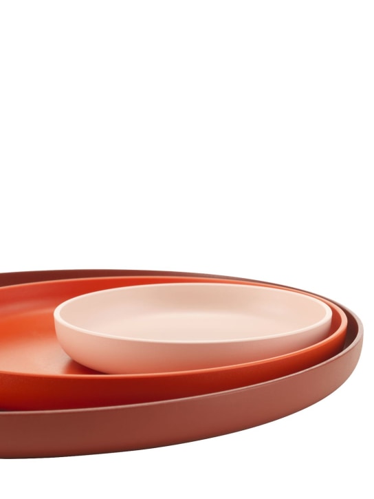 Vitra: Set of 3 Rosso trays - Red - ecraft_3 | Luisa Via Roma