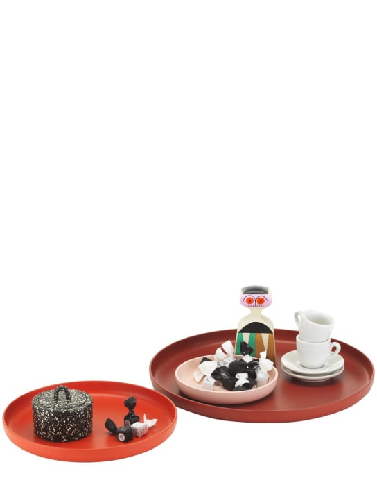 Vitra: Set of 3 Rosso trays - Red - ecraft_2 | Luisa Via Roma