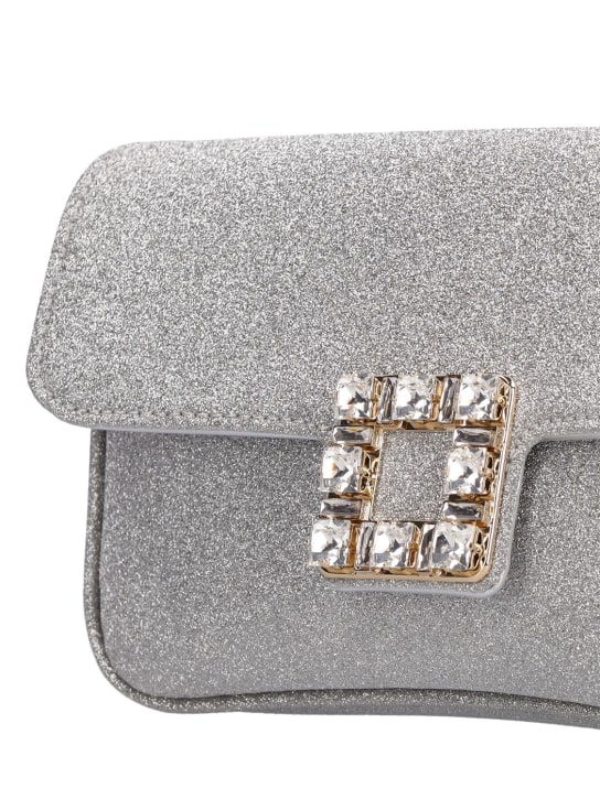 Roger Vivier: Viv' Jeu De Fille clutch - Silver - women_3 | Luisa Via Roma