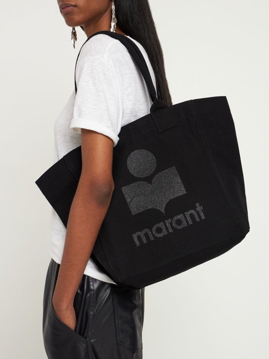 Isabel Marant: Small Yenky tote bag - Black - women_1 | Luisa Via Roma