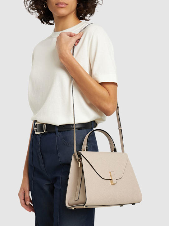 Valextra: Medium Iside soft grained leather bag - women_1 | Luisa Via Roma