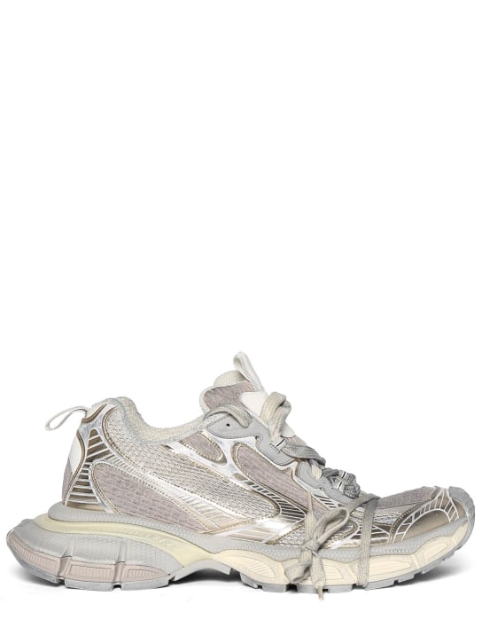 Balenciaga: Sneakers 3XL in similpelle 60mm - Guscio D'Uovo - women_0 | Luisa Via Roma