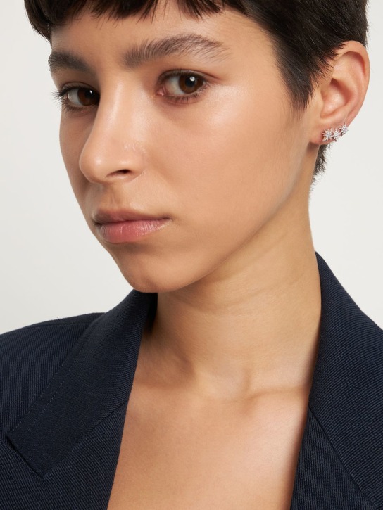 Apm Monaco: Meteorites triple asymmetric earrings - Gümüş - women_1 | Luisa Via Roma