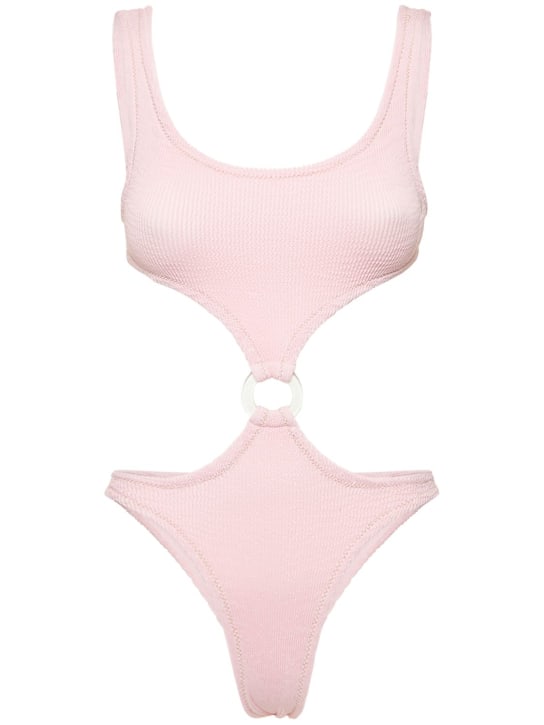 Reina Olga: Augusta cut out one piece swimsuit - Pink - women_0 | Luisa Via Roma