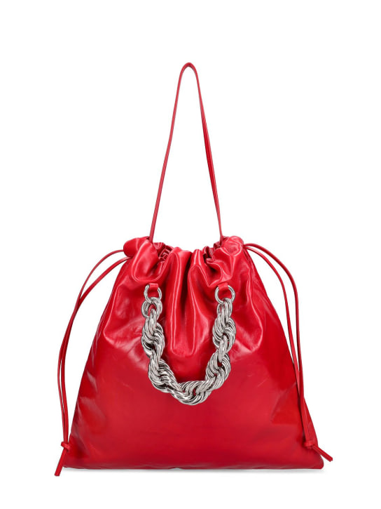 Medium drawstring chain shoulder bag - Jil Sander - Women