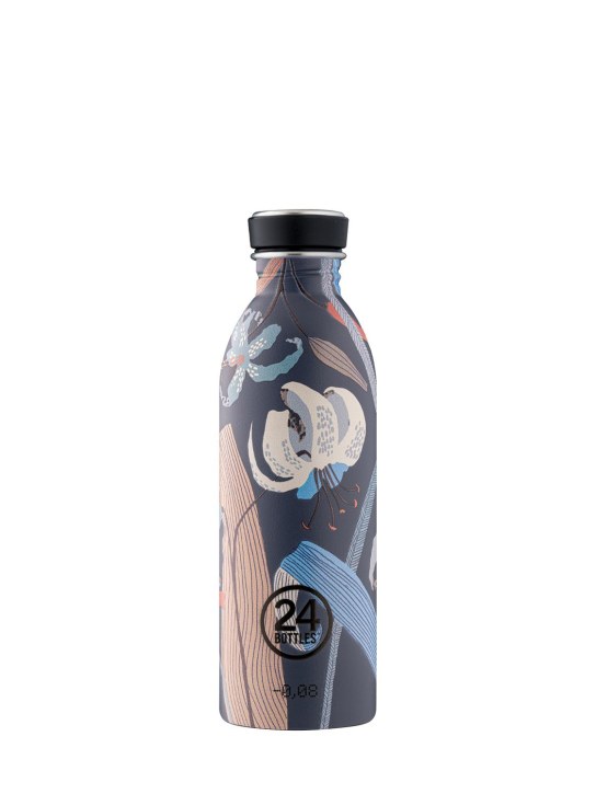 24bottles: 500ml Navy Lily Urban bottle - Blue - men_0 | Luisa Via Roma