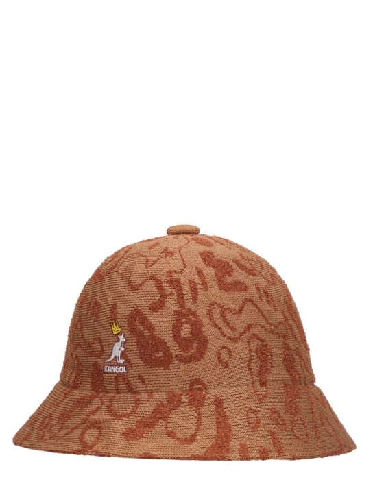 Kangol: Street King casual bucket hat - Brown/Beige - men_1 | Luisa Via Roma