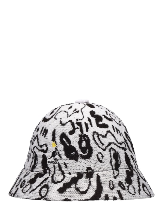 Kangol: Gorro pescador Street King Casual - Blanco/Negro - men_1 | Luisa Via Roma