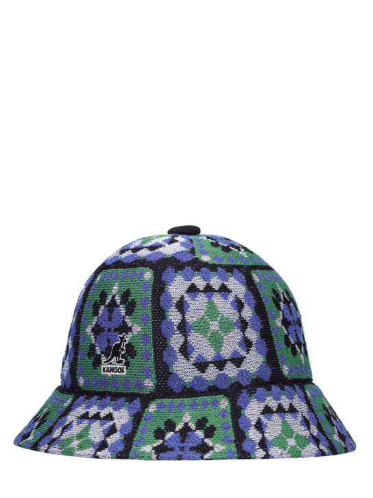 Kangol: Arts & Crafts休闲渔夫帽 - 蓝色/绿色 - men_1 | Luisa Via Roma