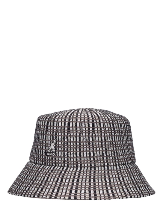 Kangol: Bob à carreaux - Noir - women_1 | Luisa Via Roma