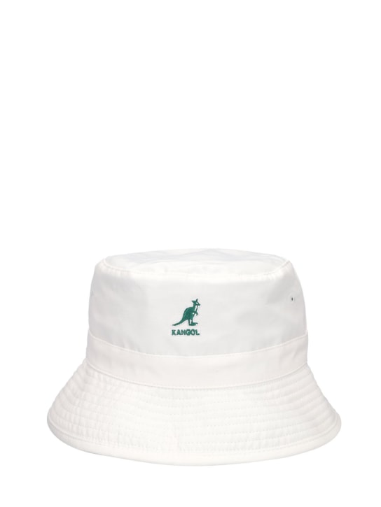 Kangol: 골프 양면 버킷 모자 - 그린/화이트 - women_1 | Luisa Via Roma