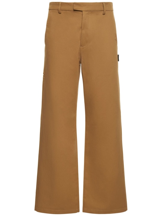 Amiri: Pantaloni chino baggy fit in cotone - Tan - men_0 | Luisa Via Roma