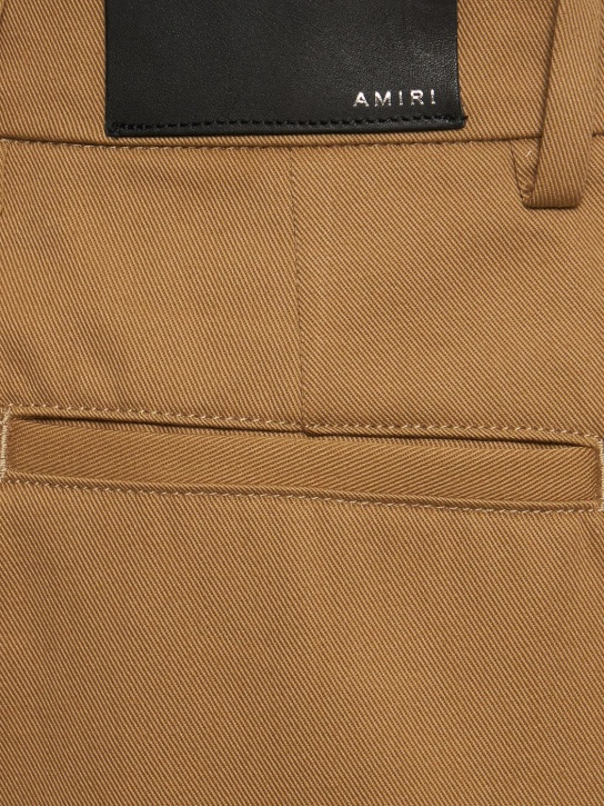 Amiri: Baggy cotton chino pants - Tan - men_1 | Luisa Via Roma