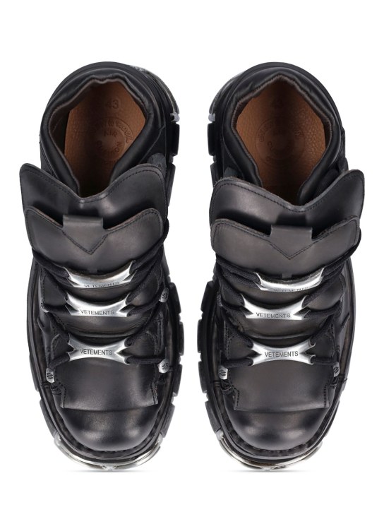 VETEMENTS: New Rock platform sneakers - men_4 | Luisa Via Roma