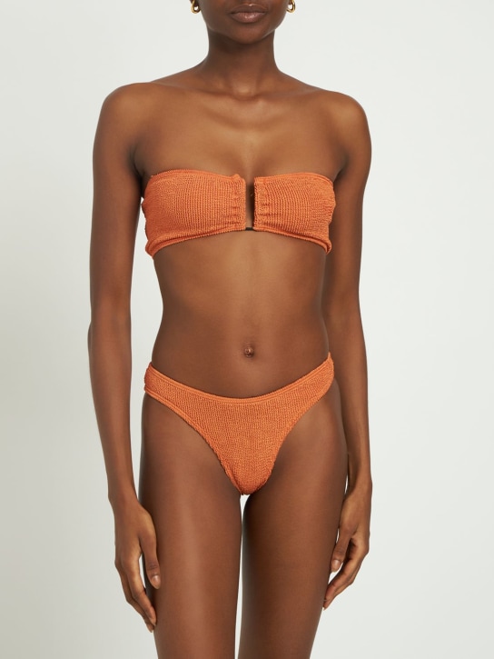 Bond Eye: Christy high waist bikini briefs - Orange - women_1 | Luisa Via Roma