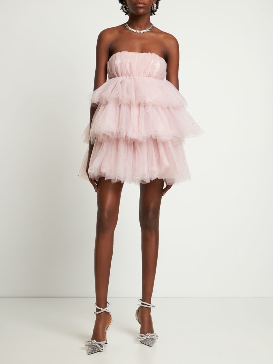 Rotate: MINIKLEID AUS TÜLL „CARLOSA“ - Rosa - women_1 | Luisa Via Roma