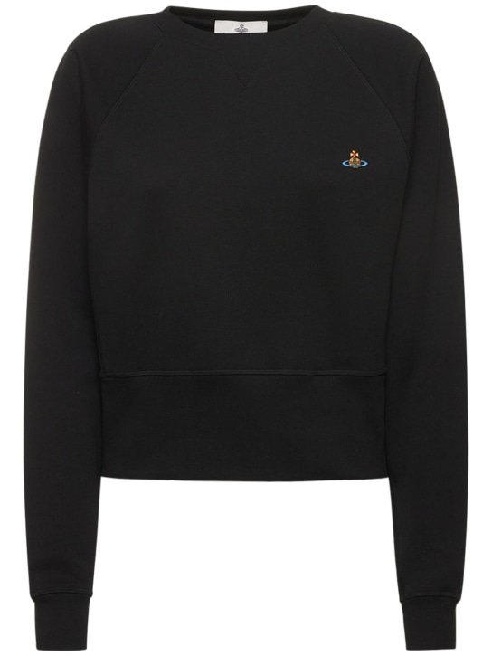 Vivienne Westwood: Athletic cotton jersey sweatshirt - women_0 | Luisa Via Roma