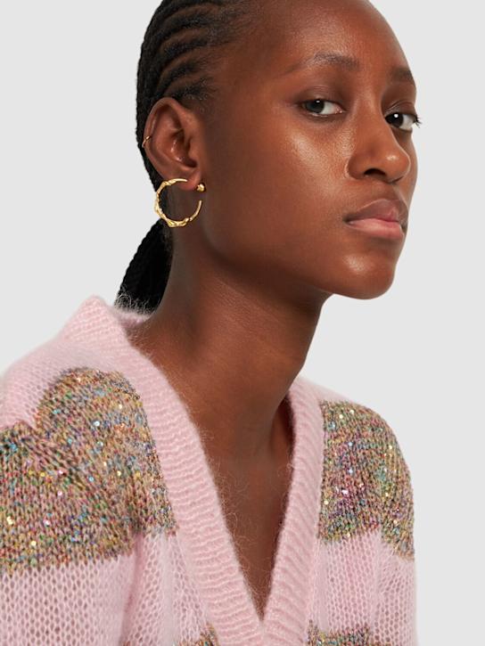 Nuri 35 mono hoop earring - Thumbnail 2