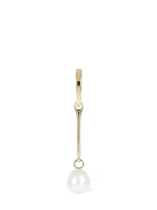 Maria Black: Squash pearl mono earring - Gold/Pearl - women_0 | Luisa Via Roma