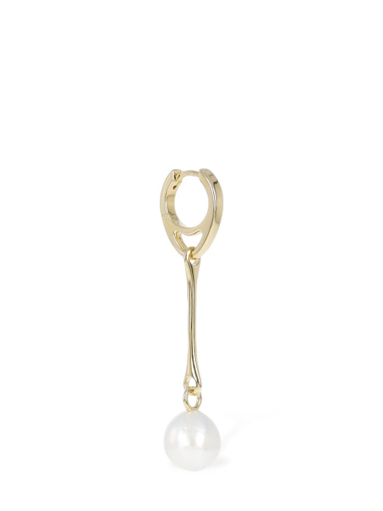Maria Black: Squash pearl mono earring - Gold/Pearl - women_1 | Luisa Via Roma