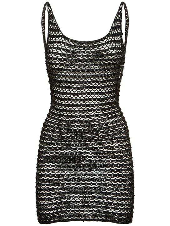Aya Muse: LVR Exclusive Agari dress - Black - women_0 | Luisa Via Roma