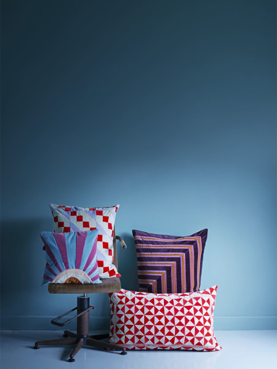 Christina Lundsteen: Addison cushion - Multicolor - ecraft_1 | Luisa Via Roma