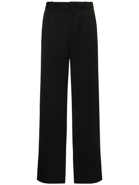 Botter: Pleated wool pants - Black - men_0 | Luisa Via Roma