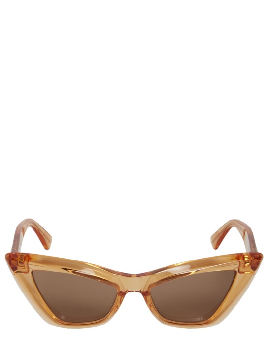 Bottega Veneta: BV1101S acetate sunglasses - Orange - women_0 | Luisa Via Roma
