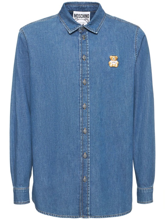 Tessuto Cotone Chambray Camiceria