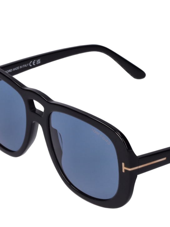 Tom Ford: Billie squared acetate sunglasses - men_1 | Luisa Via Roma