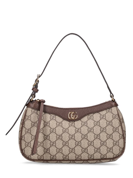 Gucci: Ophidia GG canvas shoulder bag - women_0 | Luisa Via Roma