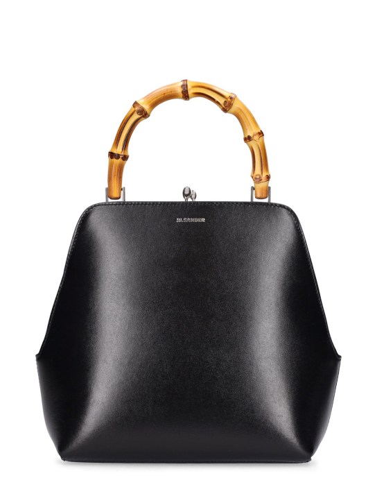 Jil Sander: Small Goji square frame leather bag - women_0 | Luisa Via Roma
