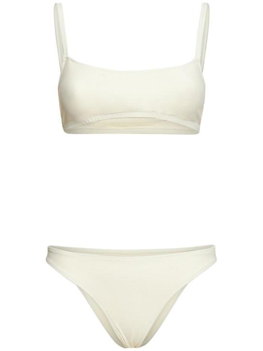 Lido: Undici low waist bikini - Ivory - women_0 | Luisa Via Roma