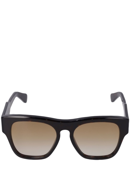 Chloé: Reace squared bio-acetate sunglasses - Havana/Brown - women_0 | Luisa Via Roma