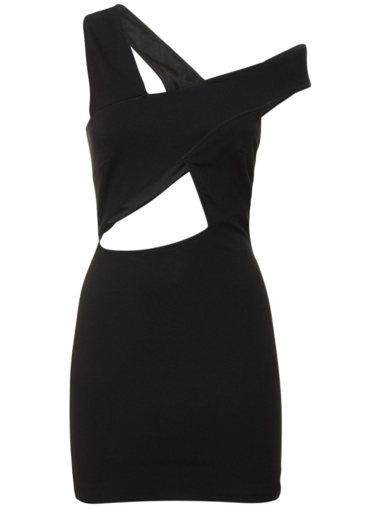 Lei asymmetric cutout jersey mini dress - Thumbnail 1