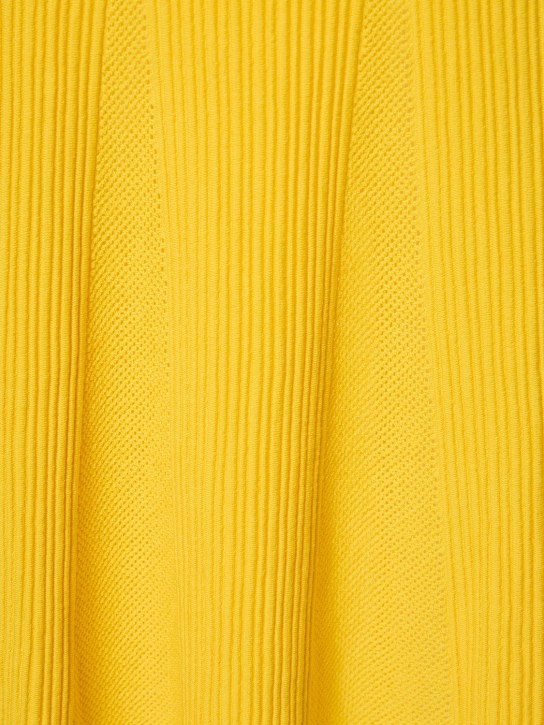 Gabriela Hearst: Gonna Eula in maglia di lana a costine - Giallo - women_1 | Luisa Via Roma