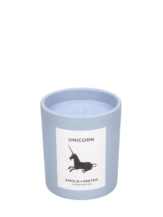 Amoln: Bougie parfumée en édition limitée Unicorn - Bleu - ecraft_0 | Luisa Via Roma