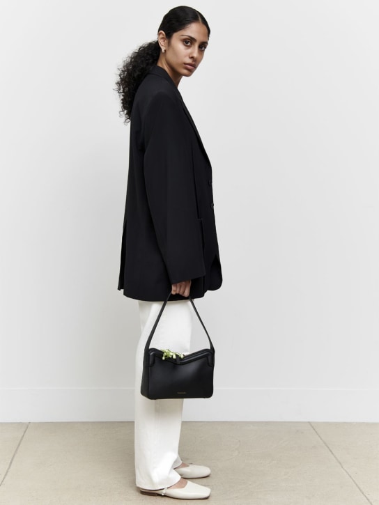 Mansur Gavriel: M frame smooth leather bag - women_1 | Luisa Via Roma