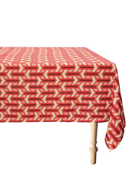 Cabana: Chevron rectangular tablecloth - Kırmızı - ecraft_1 | Luisa Via Roma