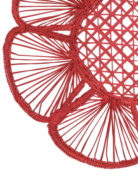 Cabana: Hicks Red large woven basket - Red - ecraft_1 | Luisa Via Roma