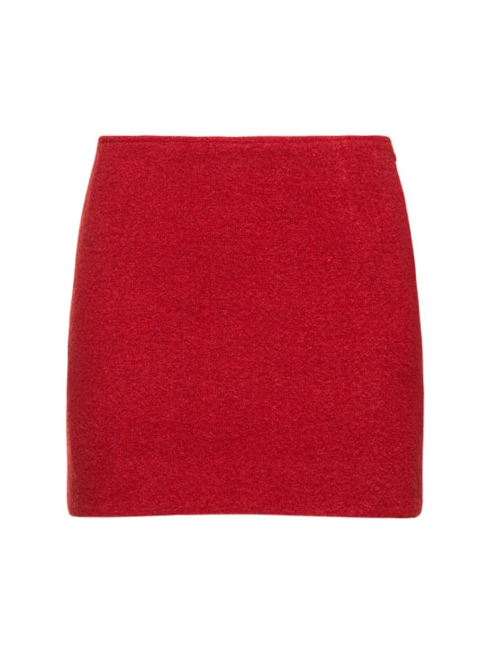 Designers Remix: Alaska羊毛混纺圈绒裙裤 - 红色 - women_0 | Luisa Via Roma
